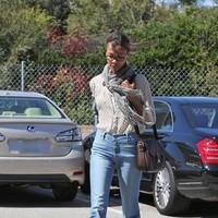 Zoe Saldana seen arriving at an office building in Beverly Hills | Picture 96746